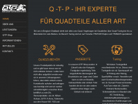 quad-tuning-parts.com Webseite Vorschau