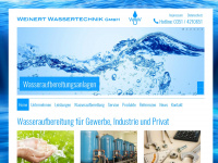 weinertwassertechnik.de Webseite Vorschau