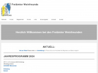 weinfreunde-freiamt.ch Webseite Vorschau