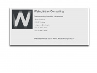 weingaertner-consulting.de Webseite Vorschau