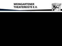 weingartener-theaterkiste.de Webseite Vorschau