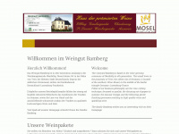 weingut-bamberg.de Webseite Vorschau