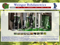 weingut-bohdanowicz.de Webseite Vorschau