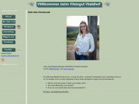 weingut-waldhof.de Webseite Vorschau