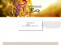 weinhaus-betz.de Webseite Vorschau