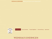 weinhaus-endingen.de Webseite Vorschau