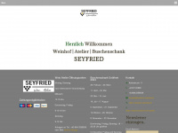 weinhof-seyfried.at Webseite Vorschau