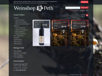 weinshop-peth.de Webseite Vorschau