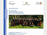 weinstadt-sinfonie-orchester.de Webseite Vorschau