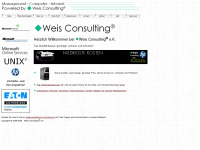 weis-consulting.de Webseite Vorschau