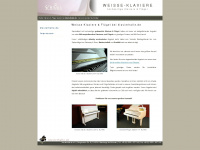 weisse-klaviere.de Webseite Vorschau