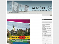 weisse-rose-crailsheim.de Webseite Vorschau