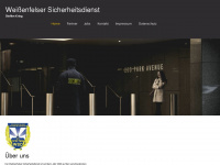 weissenfelser-sicherheitsdienst.de Webseite Vorschau