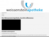 weissenstein-apotheke.ch Webseite Vorschau