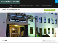 weisses-haus-hermsdorf.de Webseite Vorschau