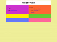weisserwolf.de Webseite Vorschau