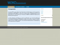 weko-gmbh.at Webseite Vorschau