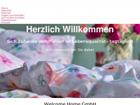 welcome-home-raumgestaltung.ch Webseite Vorschau