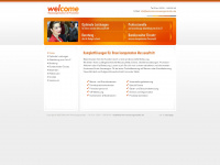welcome-messeorganisation.de Webseite Vorschau