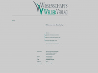 wellerverlag.de Webseite Vorschau