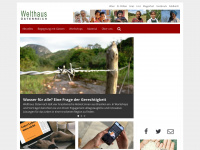 welthaus.at Webseite Vorschau
