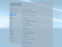weltreise-2008.de Webseite Vorschau