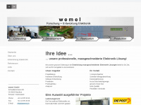 wemel.ch Webseite Vorschau