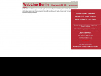 webline-berlin.de Webseite Vorschau