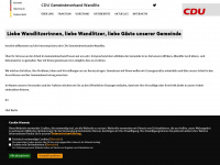 cdu-wandlitz.de Webseite Vorschau