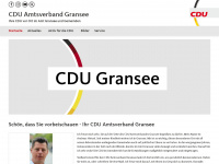 cdu-gransee.de Webseite Vorschau