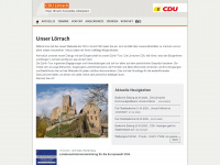 cdu-loerrach.de Webseite Vorschau