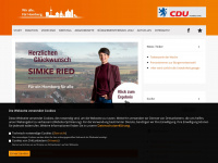 cdu-homberg-ohm.de Webseite Vorschau
