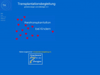 kinderherztransplantation.de Webseite Vorschau