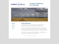 forwind-academy.com Webseite Vorschau