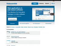 webwarelist.com Webseite Vorschau