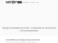 wenger-schweisstechnik.ch Webseite Vorschau