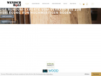 wenisch-holz.at Webseite Vorschau