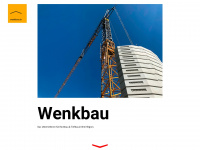 wenkbau.ch Webseite Vorschau