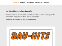 wenkerbau.ch Webseite Vorschau