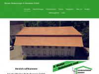 wenkerbedachungen.ch Webseite Vorschau