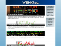 wenktec.de Webseite Vorschau