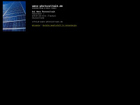 wenz-photovoltaik.de Webseite Vorschau