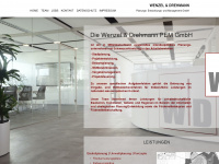 wenzel-drehmann-pem.de Webseite Vorschau