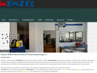 wenzel.at Webseite Vorschau
