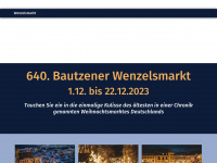 wenzelsmarkt-bautzen.de Webseite Vorschau