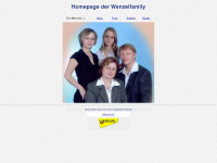wenzelfamily.de Webseite Vorschau