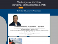 werbeagentur-manstein.de Webseite Vorschau
