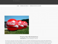 werbeballon-shop.de Webseite Vorschau