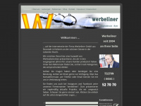 werbeliner.de Webseite Vorschau