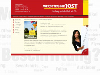 werbetechnik-jost.de Webseite Vorschau